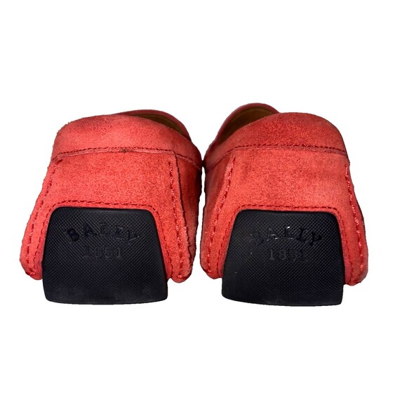 Bally Men’s Red Suede Driving Loafers Size 9 D Wabler 22B Made in Switzerland main image 10